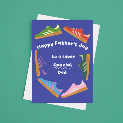 Happy Father's Day To A Spezial Day - A5 Father's Day Card