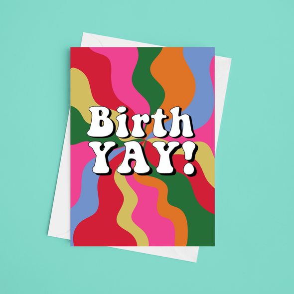 BirthYAY - A5 Greeting Card (Blank)