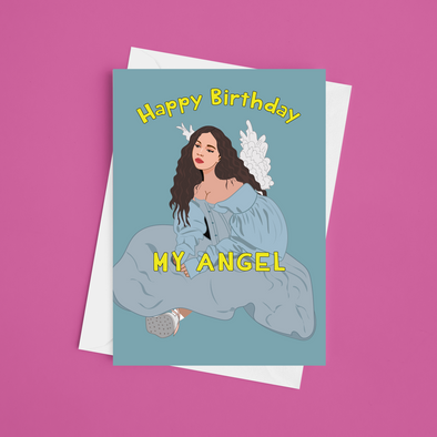 Happy Birthday Angel - Jade Thirlwall A5 Birthday Card