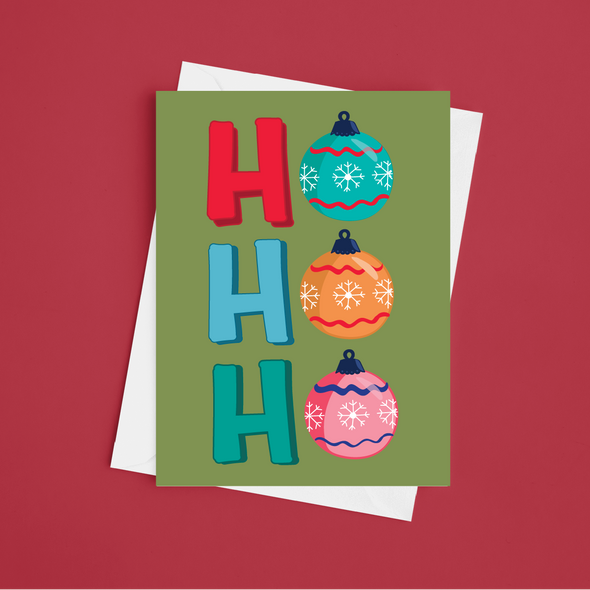 HOHOHO  - A5 Greeting Card (Blank)