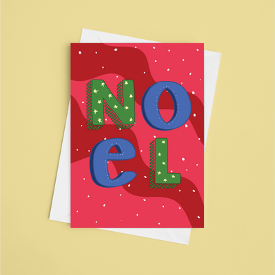 NOEL  - A5 Christmas Card