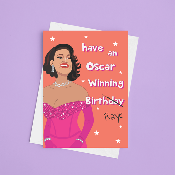 Happy BirthRAYE - A5 Raye Birthday Card