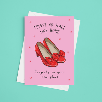 There's No Place Like Home - A5 Greeting Card (Blank)