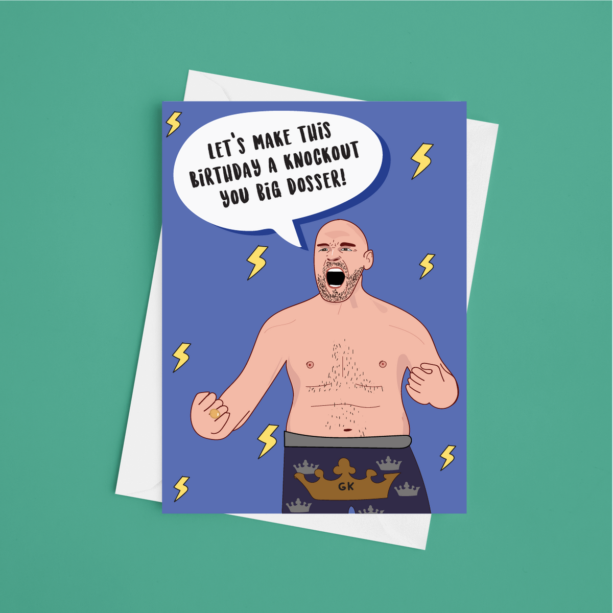 Tyson Fury - A5 Birthday Card – Laura Lonsdale Designs