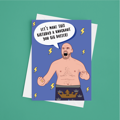 Tyson Fury - A5 Birthday Card