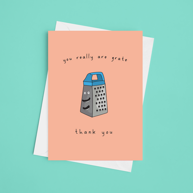 You're Grate - A5 Thank You Card