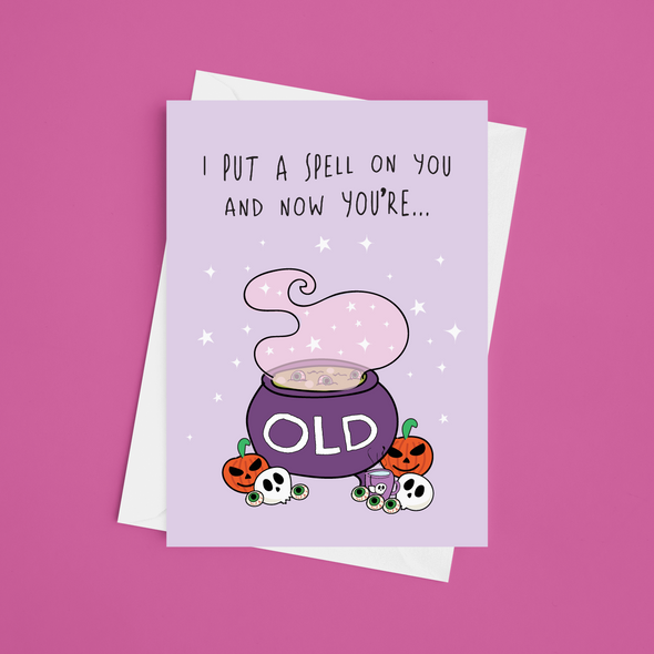 I Put A Spell On You - A5 Greeting Card (Blank)