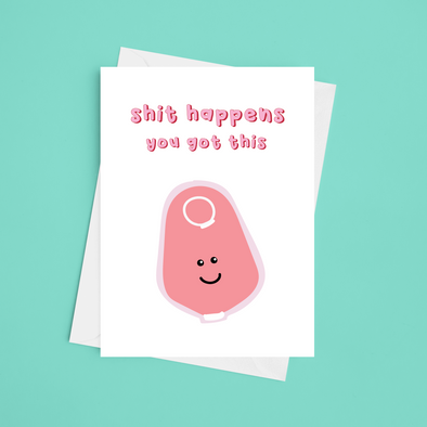 Ostomy Surgery Get Well - A5 Stoma Get Well Soon Card
