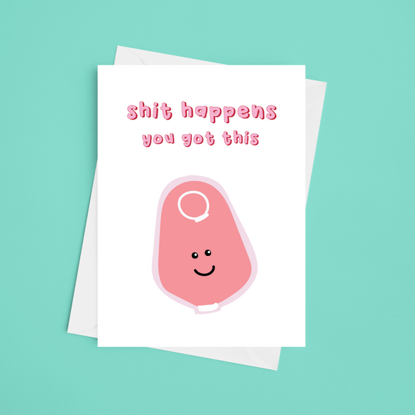 Stoma Surgery Get Well - A5 Get Well Soon Card (Blank)