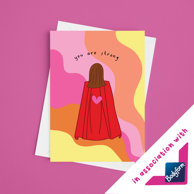 You Are Strong  - A5 Greeting Card