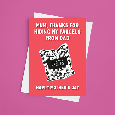 Thanks For Hiding My ASOS Parcels -Greeting Card (Wholesale)
