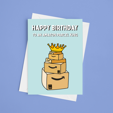 Amazon Birthday King - A5 Greeting Card (Blank)