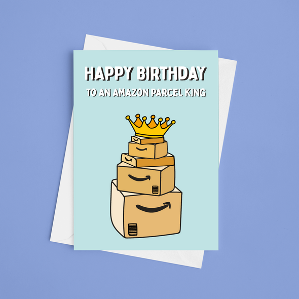 Amazon King Birthday Card  - A5 Greeting Card