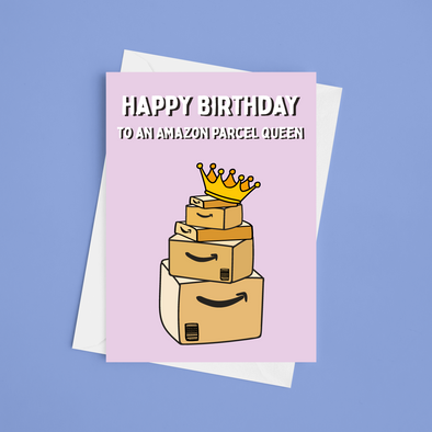Amazon Queen Birthday Card  - A5 Greeting Card
