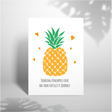 Pineapple Love - A5 Greeting Card