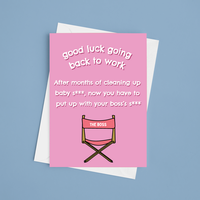 Back To Work After Maternity Leave -  A5 Greeting Card
