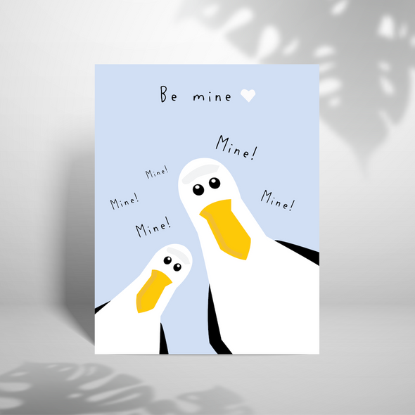 Be Mine - A5 Greeting Card (Blank)