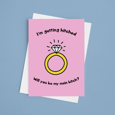 Will You Be My Maid Of Honour  - A5 Greeting Card