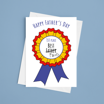 Best Farter Award - A5 Greeting Card (Blank)