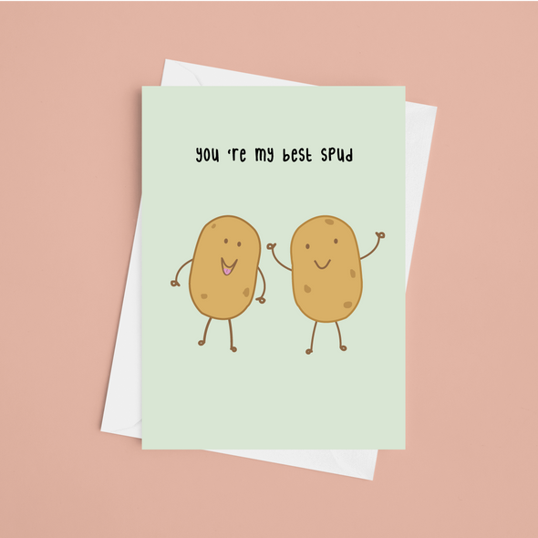 Best Spuds - Happy Anniversary - A5 Greeting Card