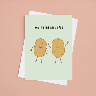 Best Spuds - A5 Greeting Card (Blank)