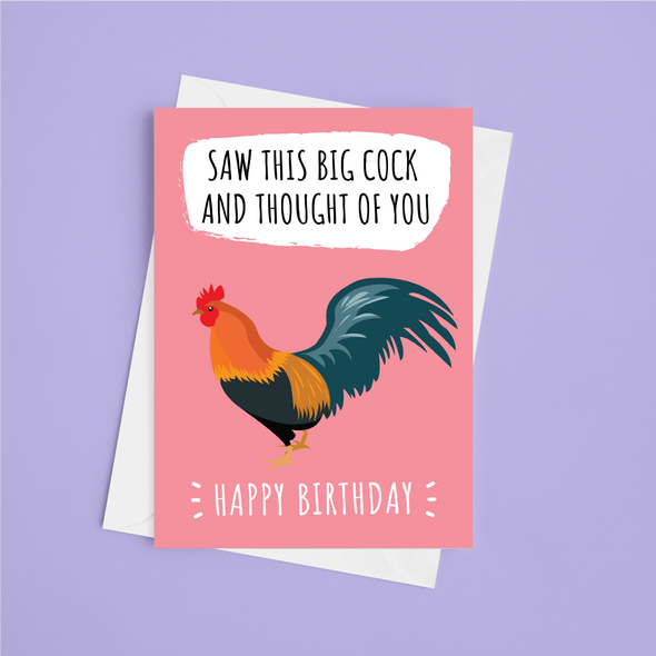 Big Cock - A5 Greeting Card (Blank)