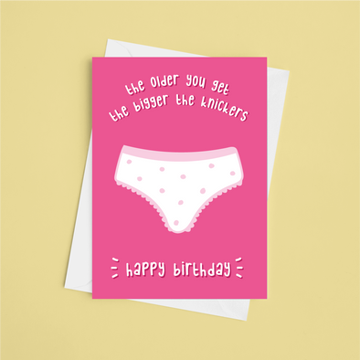 Big Knickers - A5 Greeting Card (Blank)