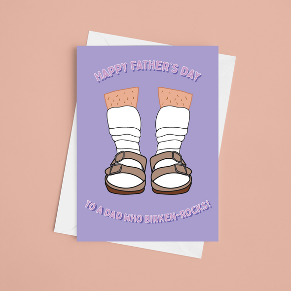Dad You Birkenrock Happy Father's Day - A5 Greeting Card (Blank)