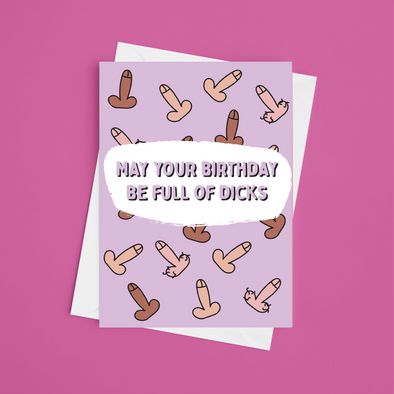 Birthday Dicks -Greeting Card (Wholesale)