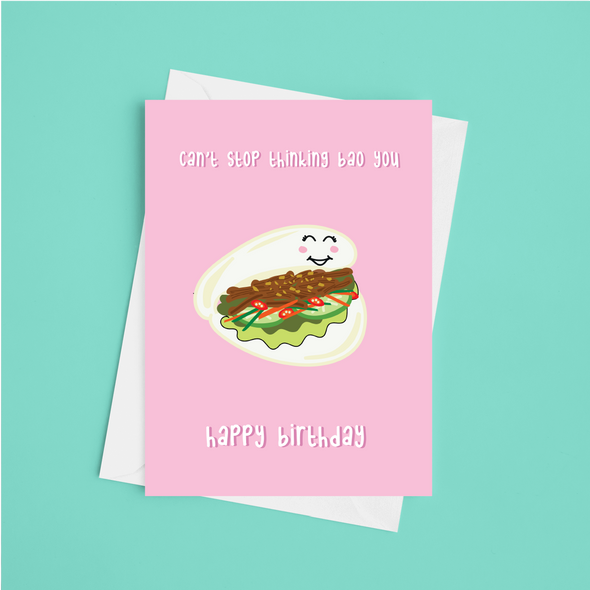 Can't Stop Thinking Bao You -Greeting Card (Wholesale)