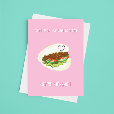 Been Thinking Bao You - A5 Greeting Card (Blank)