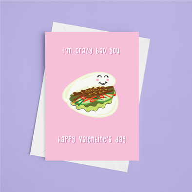 Crazy Bao You - A5 Greeting Card (Blank)