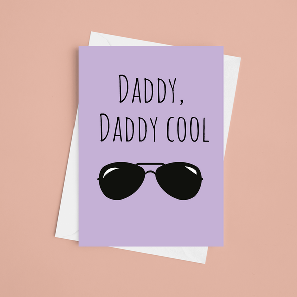 Daddy Cool - A5 Greeting Card