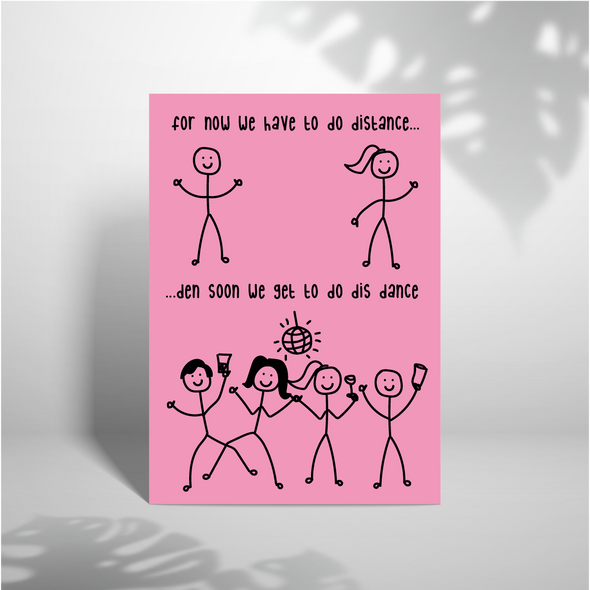 Distance To Dancing -Greeting Card (Wholesale)
