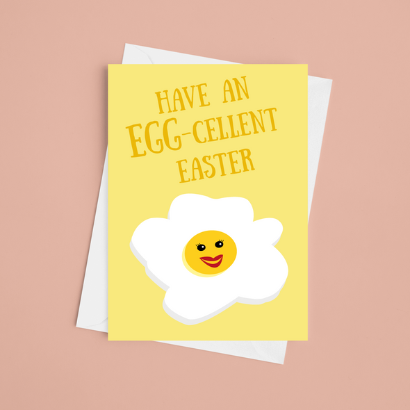 Have An Egg-cellent Easter -Greeting Card (Wholesale)