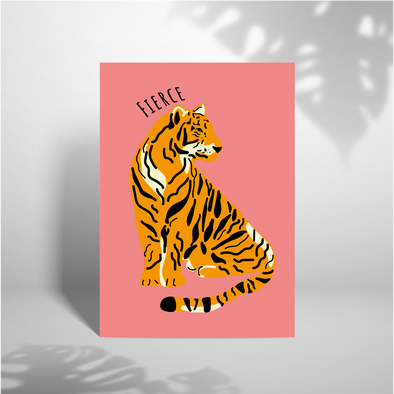 Fierce - A5 Greeting Card (Blank)