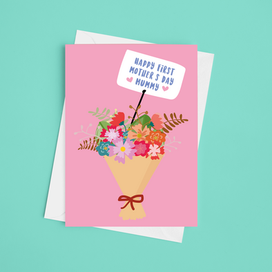 Happy First Mother's Mummy - A5 Mother's Day Card