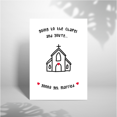 Going To The Chapel -Greeting Card (Wholesale)