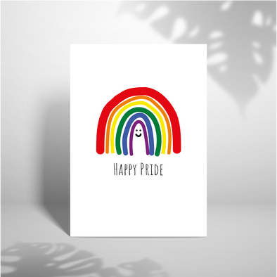 Happy Pride - A5 Greeting Card (Blank)