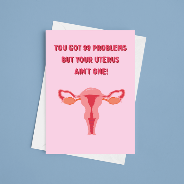 Hysterectomy Thinking Of You - A5 Greeting Card (Blank)