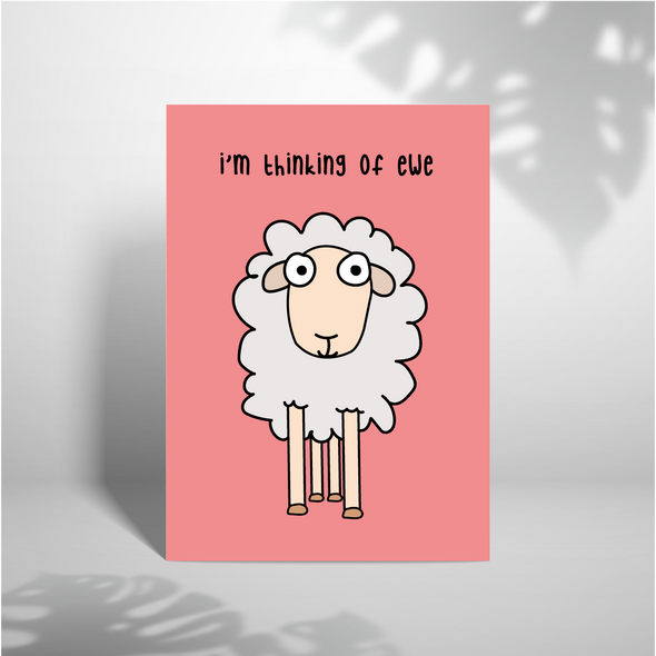 Thinking Of Ewe -Greeting Card (Wholesale)