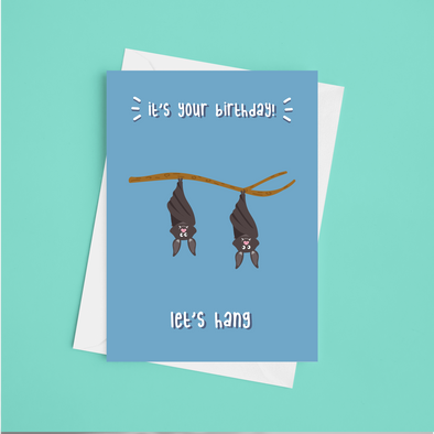 Let's Hang - A5 Greeting Card (Blank)