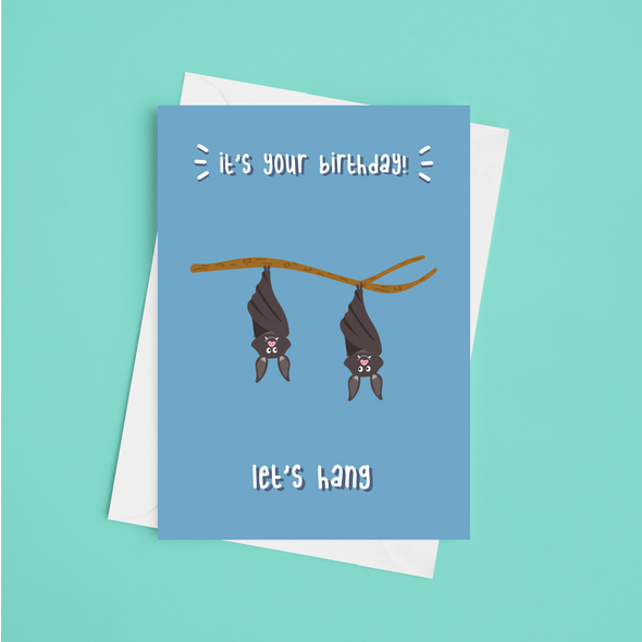 Let's Hang - A5 Greeting Card