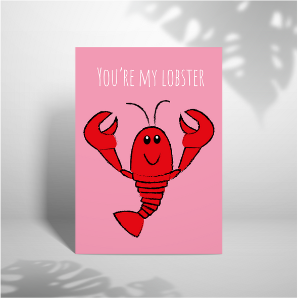 You're My Lobster -Greeting Card (Wholesale)