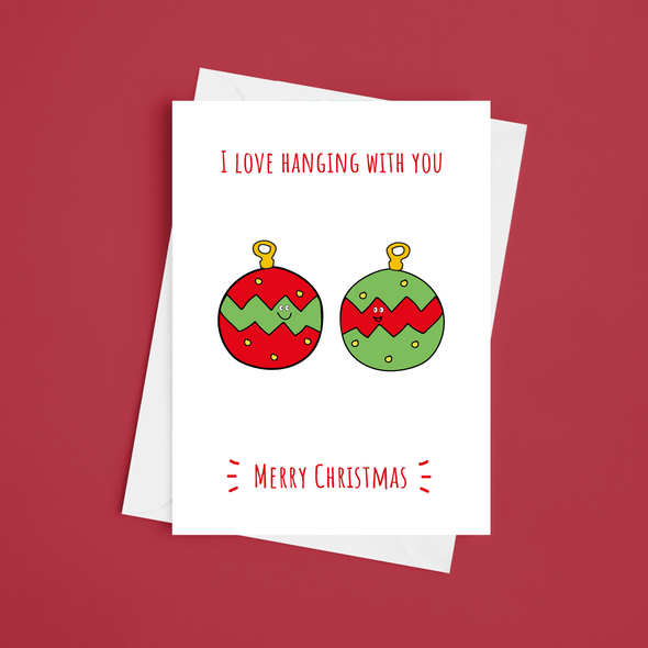 Love Hanging With You - A5 Greeting Card