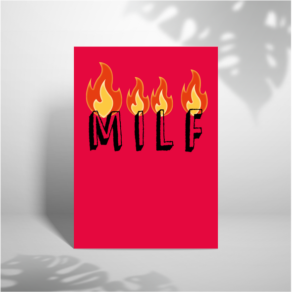 MILF  - A5 Greeting Card (Blank)