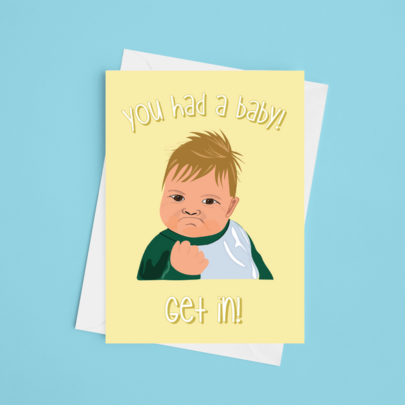 New Baby - A5 Greeting Card (Blank)