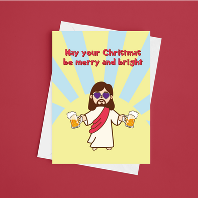 May Your Christmas Be Merry And Bright - A5 Greeting Card