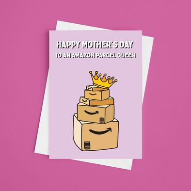 Amazon Queen Mother's Day - A5 Greeting Card