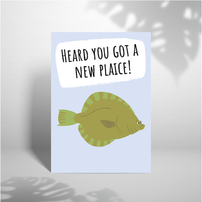 New Plaice - A5 Greeting Card (Blank)